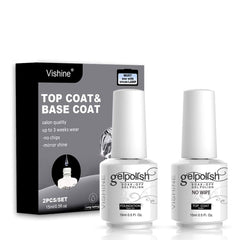 Vishine capa base 15 ml con acabado liso y duradero.