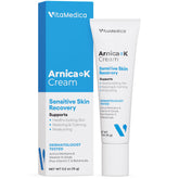VitaMedica Arnica + Vitamina K crema para rostro, mejora apariencia de decoloraciones.