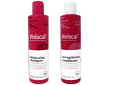 Viviscal champú densificante en botella frontal para cabello con aspecto más grueso.
