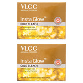 VLCC Insta Gold Bleach envase del paquete de 2 de 30 g