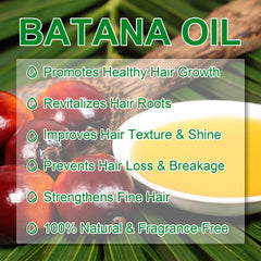 VXHDAG Aceite de Batana: estimula suavemente el cabello para un aspecto más lleno.