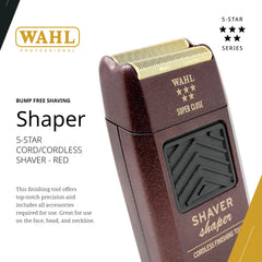 Wahl Professional 5 Star Series presenta un cabezal elegante para un acabado profesional.