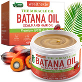 Wealthskin Batana Aceite para crecimiento capilar, nutrición fortalecedora para cabello más fuerte
