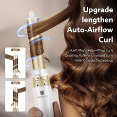 WeBeauty rizador de aire automático doble direcciones para rizos equilibrados