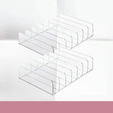 WECHENG organizador acrílico para maquillaje, 7 secciones, ordenado y compacto.