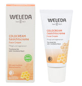 Weleda bálsamo facial envase de 1 onza, hidratación intensa para piel seca.