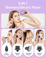 WEQOEE cepillo facial para limpieza suave y masaje ligero.
