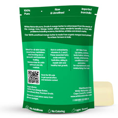 White Naturals Mango Butter aplicación suave en piel para nutrirla y calmarla