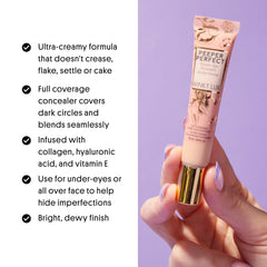 Winky Lux Peeper Perfect Concealer, corrección de decoloraciones para tono uniforme.