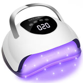 Wisdompark lampara uñas led 220W frontal para curado rápido de gel.