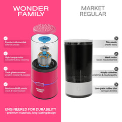 Diseño portátil de Wonder Family con carga USB para vanity o viaje