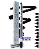 Delineador Wonderskin 1440 negro, resistente al agua para uso diario.