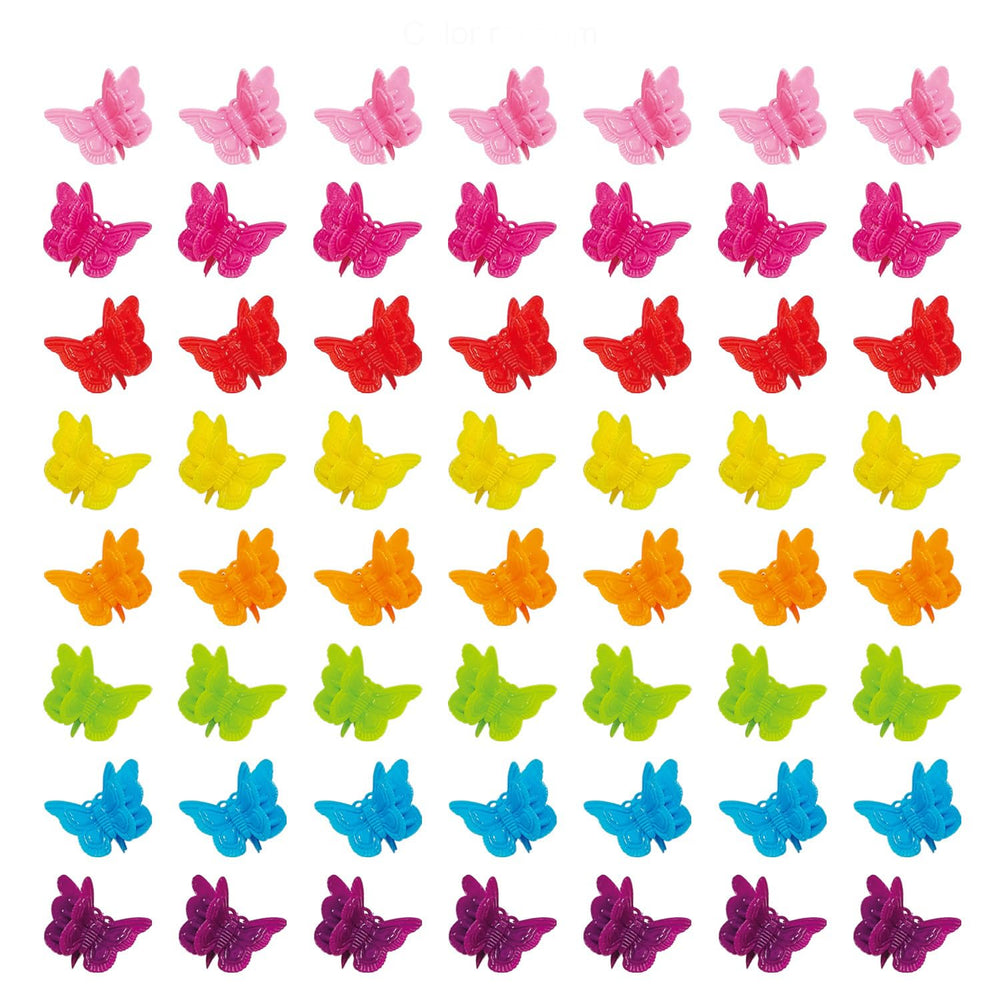 XIEHE pinzas mariposa para el cabello, coloridas y seguras para cualquier peinado.