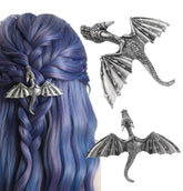 Pin dragón con alas detalladas de XJYHDY, accesorio gótico para un estilo audaz.