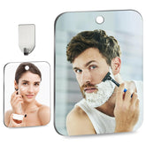 Espejo Xoudsi antivaho 6x8 para afeitado claro.
