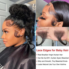 XRDDFL piezas de cabello humano virgen para un look auténtico