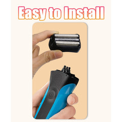 Vista lateral Yaziyir para Braun S3, cómoda renovación de higiene tras uso regular