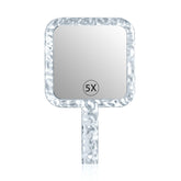 YEAKE espejo de mano doble cara 1x/5x para maquillaje preciso.
