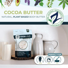 Zatural manteca de cacao: láminas para cosmética DIY y formulaciones neutras.