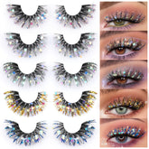 Pestañas Zegaine brillo ojo de gato para look festivo y llamativo
