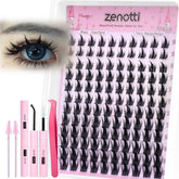 Zenotti Manga Lash Clusters Kit facilita una aplicación rápida y suave