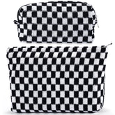 ZLFSRQ bolsa de maquillaje cuadros grande para cosméticos diarios