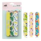 Lima ZMOI de doble cara con grano 150/180 para contornear uñas