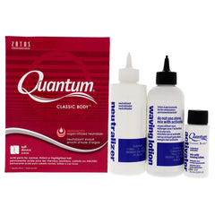 Zotos Quantum Classic Body Acid Perm botella con brillo suave para cuerpo y ondas.