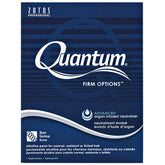 Zotos Quantum Opciones Alcalina Perm, botella vertiendo, aplicación suave para rizos definidos