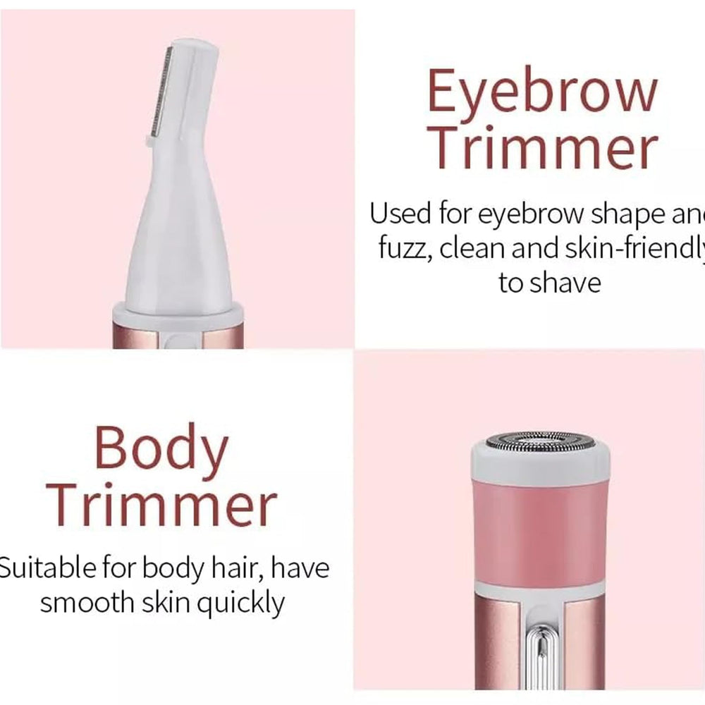 Cortapelos 4 en 1 para mujer: definición natural de cejas.