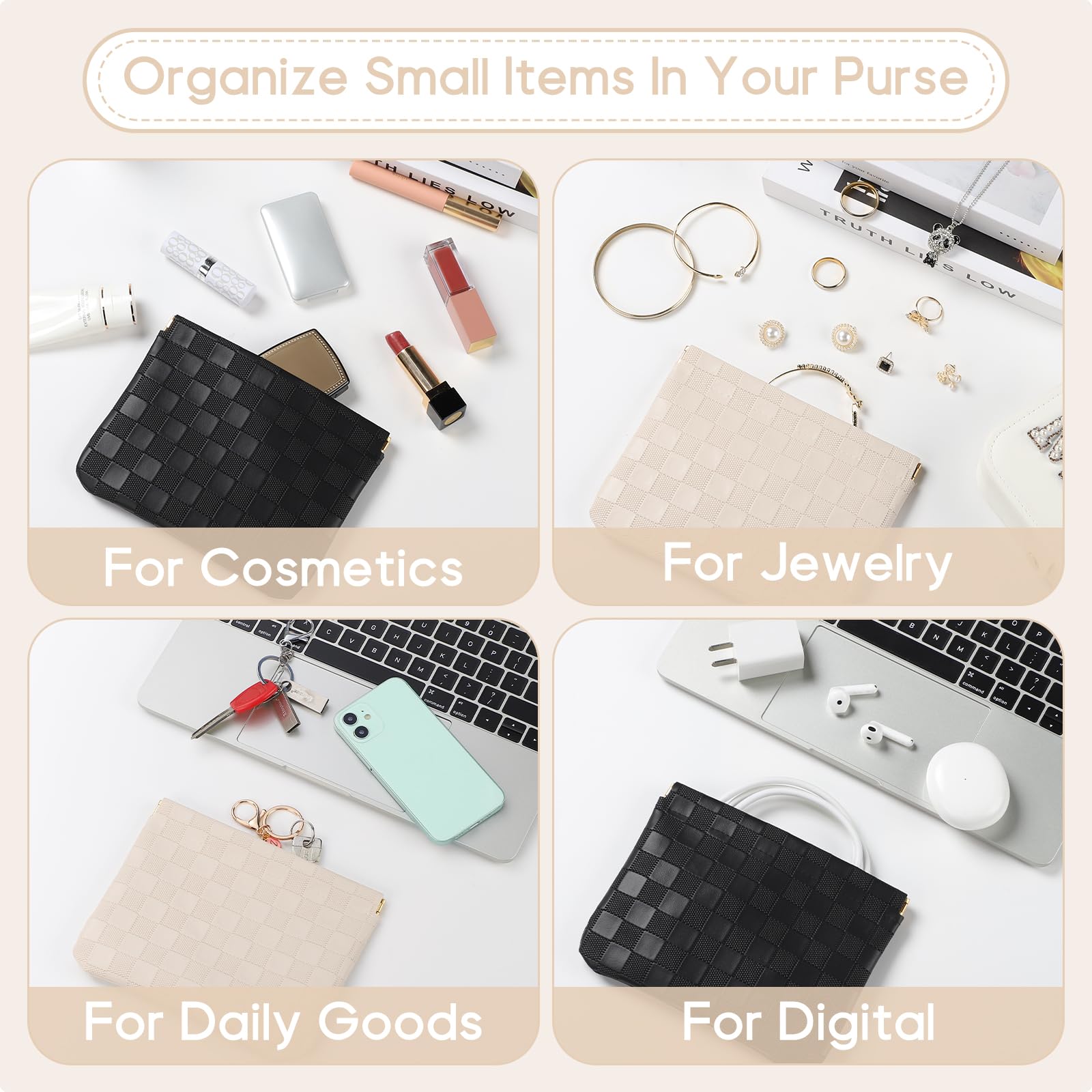 Sightor perfecto para viajes, protege cosméticos y accesorios pequeños.