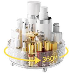 Organizador de perfumes A-LuGei con giro 360°, acceso rápido.