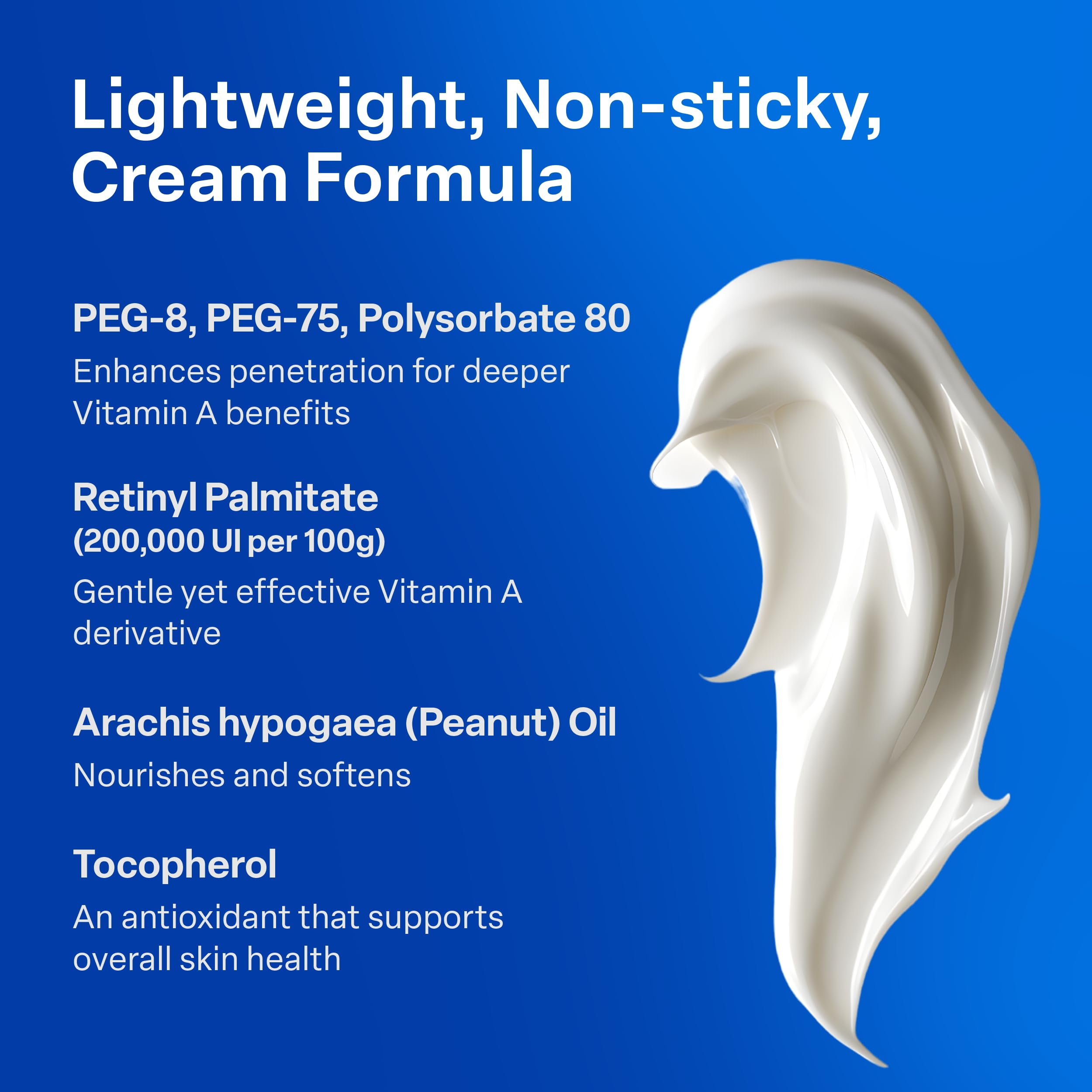 A313 aplicación rápida, crema suave y de rápida absorción