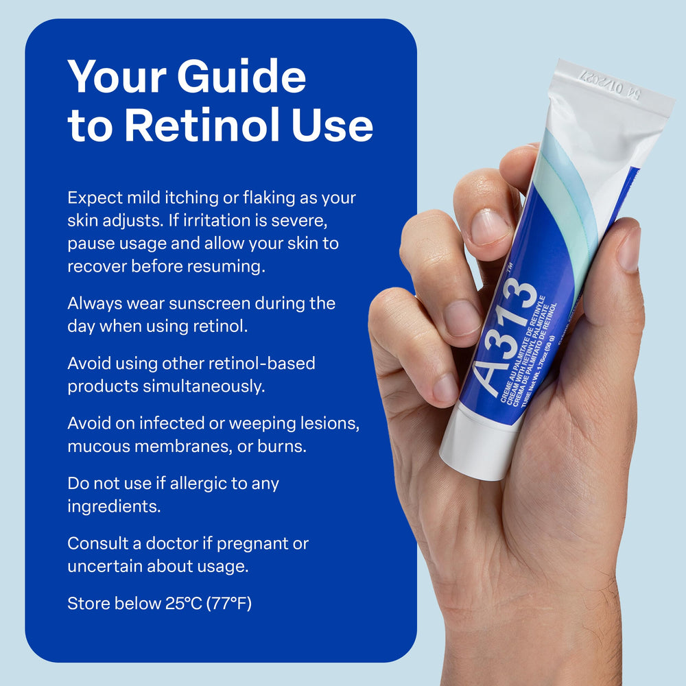 A313 rutina nocturna con crema retinol para piel suave