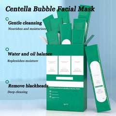 Aacnre Centella foam mask in action forming cleansing foam