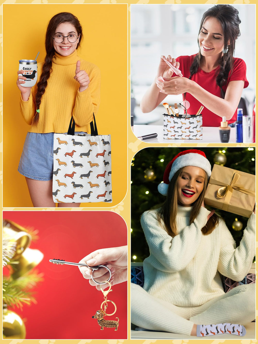 Abbylike conjunto regalos dachshund: opción perfecta para amantes de perros