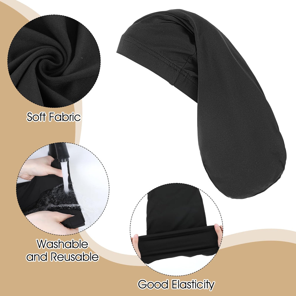 Gorrito satinado Abeillo con elástico ajustable para un ajuste cómodo nocturno