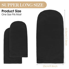 Gorrito satinado grande Abeillo para cabello largo, protege durante el sueño y el día