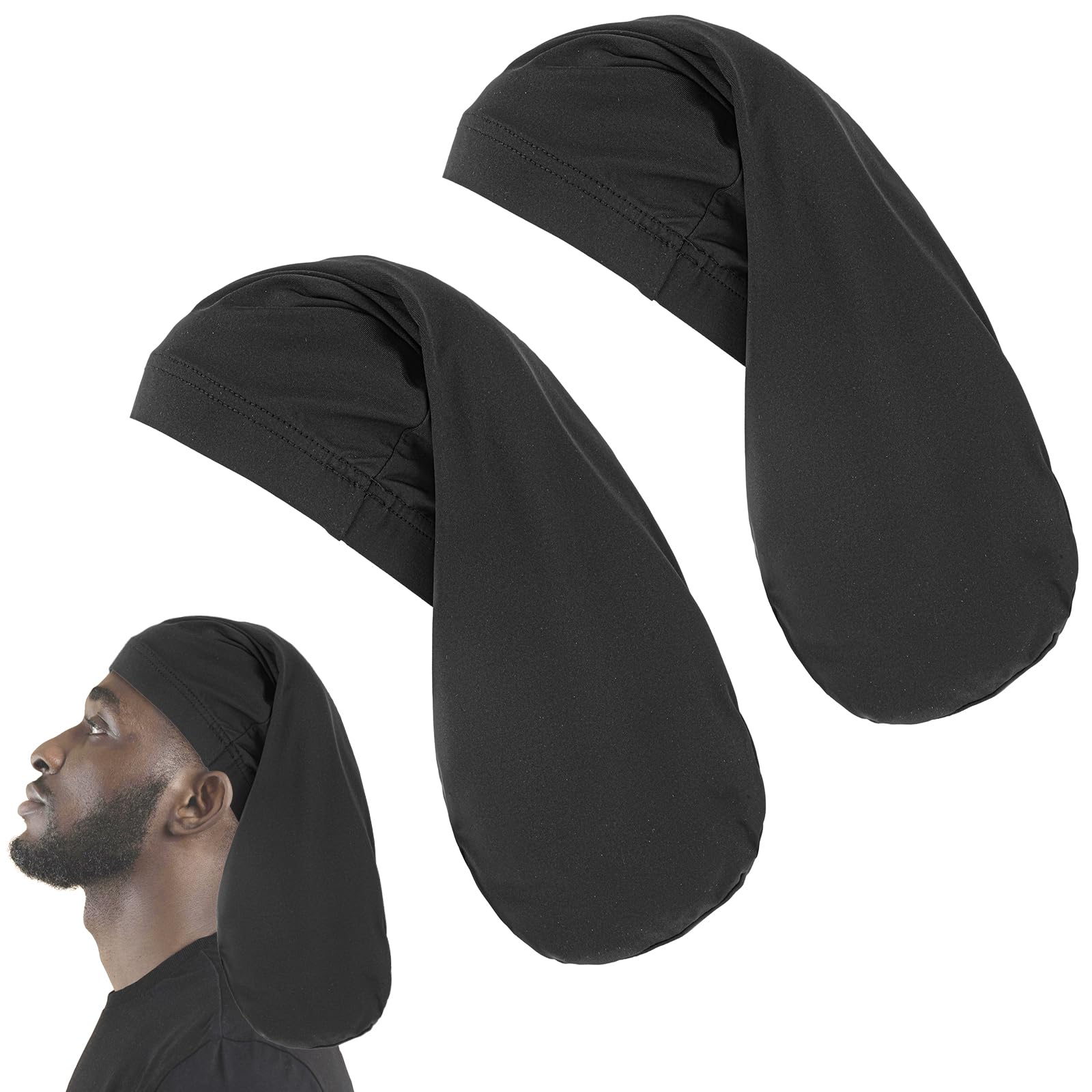 Gorrito satinado Abeillo para rastas, ideal para dormir y reducir el encrespamiento
