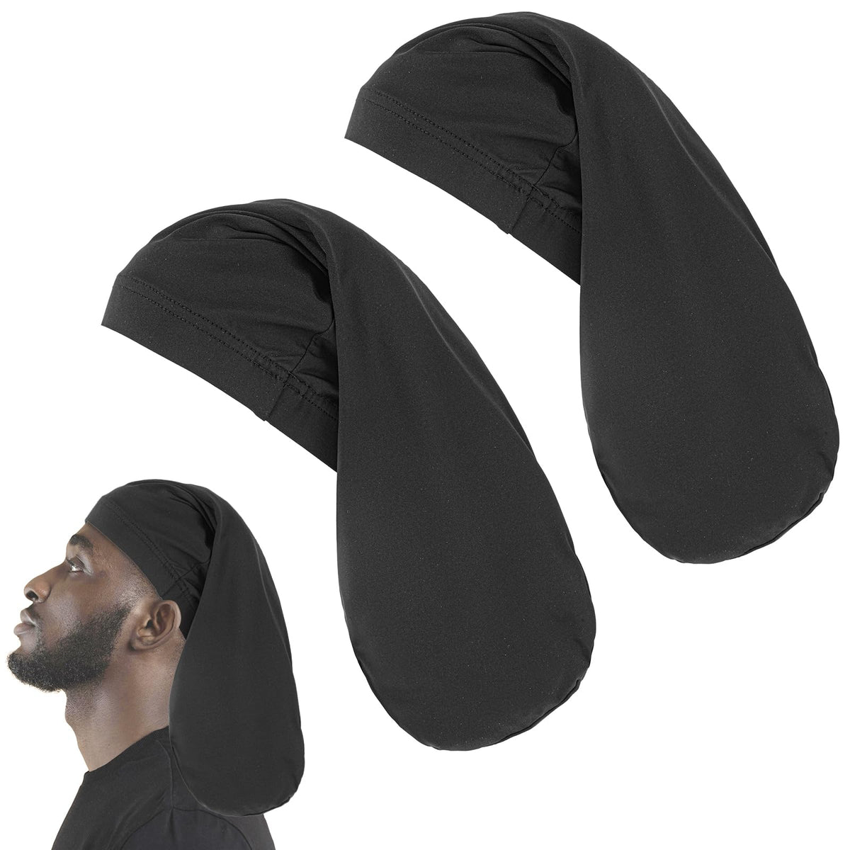 Gorrito satinado Abeillo para rastas, ideal para dormir y reducir el encrespamiento