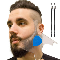 aberlite clearshaper 3.0 frontal: guía visual para delinear barba con precisión