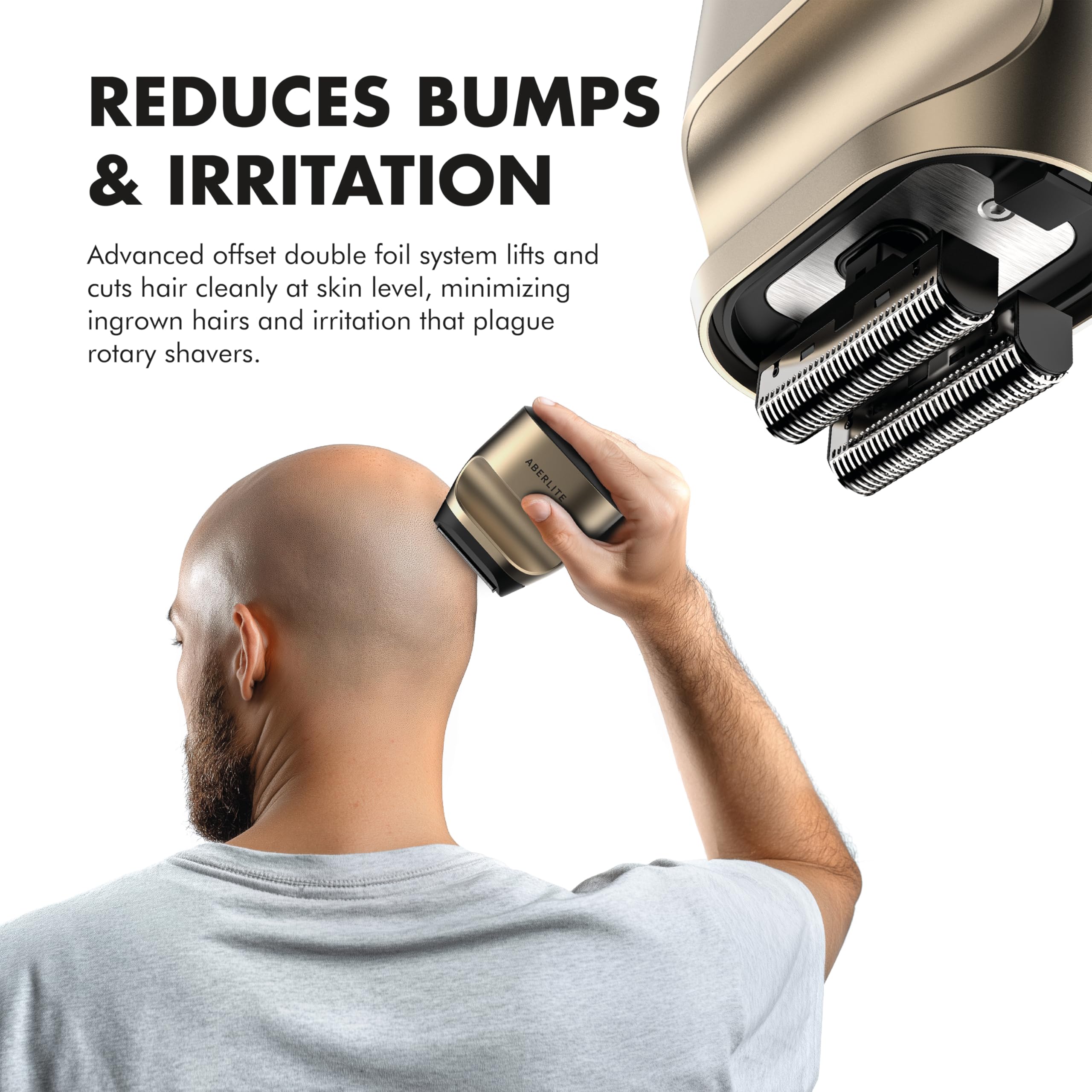 Aberlite Touch 2, diseño ergonómico para manejo en la cabeza.