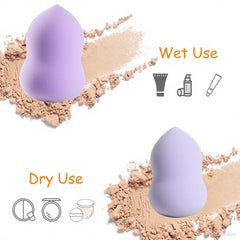 ABGREAM esponja con forma pera para aplicar corrector y bases ligeras.
