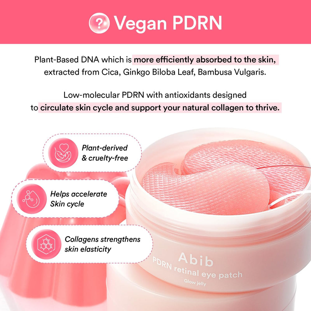 Abib PDRN eye patch for forehead and neck areas with flexible non-slip gel