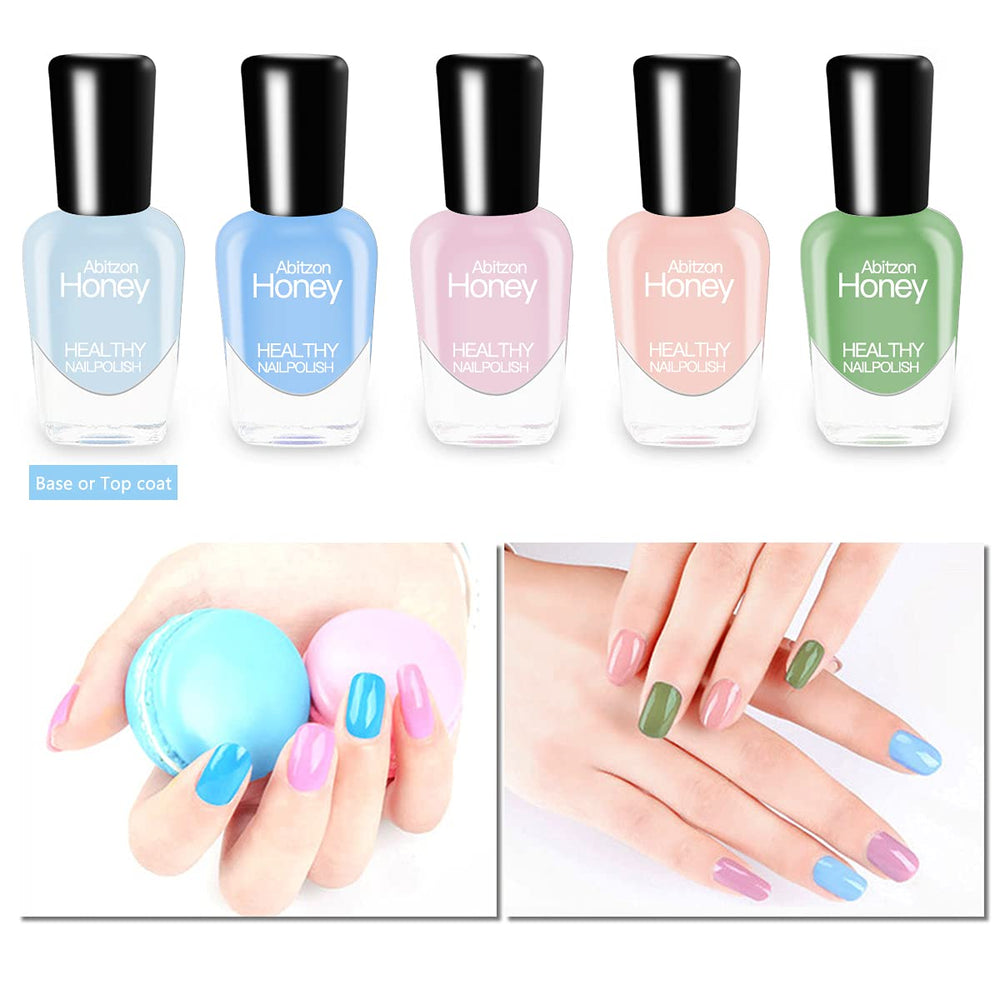 Abitzon Esmalte Set 10 botellas, paleta de colores para combinar con estilos