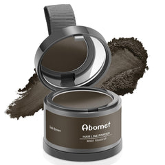 Abomet cubre raíces al instante con polvo para un color natural y discreto.