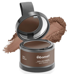 Abomet polvo raíces cobertura para un cabello más uniforme
