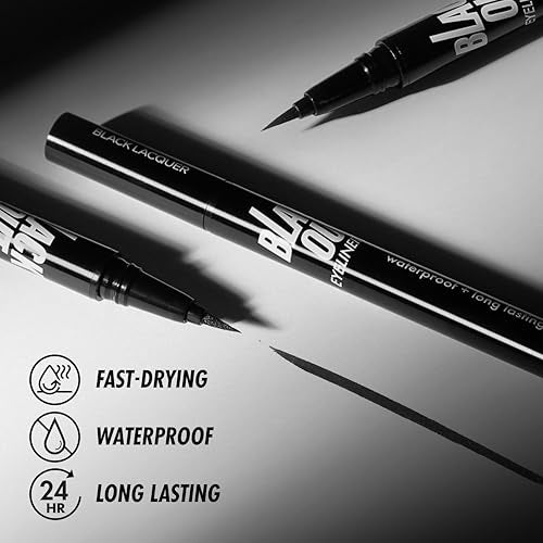 Delineador Absolute New York MEBL12: punta flexible para trazos versátiles.