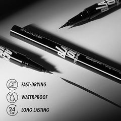 Delineador Absolute New York MEBL12: punta flexible para trazos versátiles.