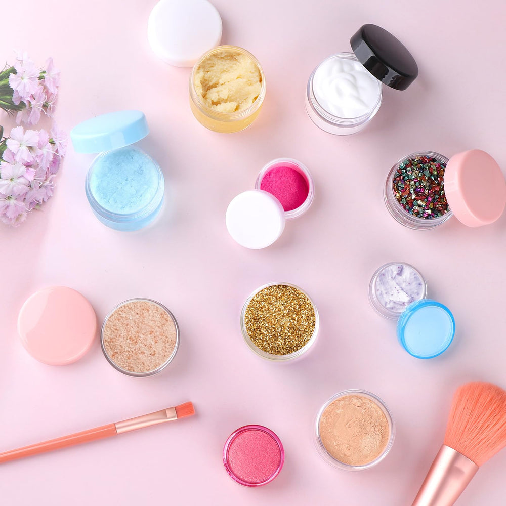 Accmor jarras acrílicas con tapa, envase estable para cosméticos